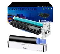 Cartucho de Tóner Compatible C-EXV 5 Negro para Canon IR 1600 1610F 2000 2010F - 6836A002 - 7000 Páginas - Tambor 6837A002 Compatible