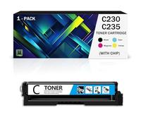 Cartucho de tóner Compatible C230/C235 de Repuesto para Xerox 006R04391/92/93/94, Alto Rendimiento, Funciona con impresoras láser C235 C230 C235/DNI C230/DNI, se Puede añad(Size:3500Page,Color:Cian)