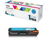 Cartucho De Tóner Compatible C2326 De Alto Rendimiento, 5500-6000 Páginas, para Impresoras Lexmark C2326 XC2326 (sin Chip),Cyan-1 Pack