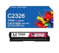 Cartucho de tóner Compatible C2326 de Repuesto para impresoras Lexmark XC2326 C2326 con Chip, impresión nítida.,C2326-Magenta