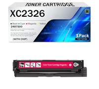 Cartucho de tóner compatible C2326 XC2326, repuesto para Lexmark 24B7502, 24B7499, 24B7500 y 24B7501 para impresoras Lexmark C2326 XC2326 Series. Alto rendimiento e impres(Size:1500Page,Color:Magenta)