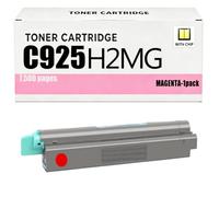 Cartucho de Tóner Compatible C925H2KG para Lexmark | Para Lexmark C925de C925 X925 X925de - Alta Capacidad 8.500 Páginas Negro / 7.500 Páginas Color con Chip,Magenta