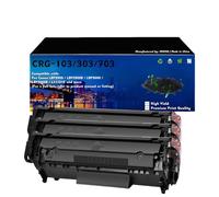 Cartucho de tóner Compatible con Canon CRG-303 / CRG-703 - Negro - con Chip - 2000 páginas - para impresoras Canon LBP-2900 / 2900B / 2900i / 3000 - Recargable - Láser