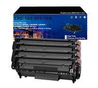 Cartucho de tóner Compatible con Canon CRG-303 / CRG-703 - Negro - con Chip - 2000 páginas - para impresoras Canon LBP-2900 / 2900B / 2900i / 3000 - Recargable - Láser