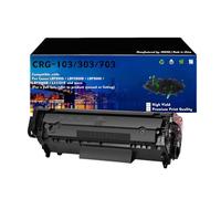 Cartucho de tóner Compatible con Canon CRG-303 / CRG-703 - Negro - con Chip - 2000 páginas - para impresoras Canon LBP-2900 / 2900B / 2900i / 3000 - Recargable - Láser