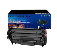 Cartucho de tóner Compatible con Canon CRG-303 / CRG-703 - Negro - con Chip - 2000 páginas - para impresoras Canon LBP-2900 / 2900B / 2900i / 3000 - Recargable - Láser