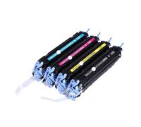 Cartucho de Toner, Compatible con HP, 124A Q6000A Q6001A Q6002A | Q6003A, para 1600 2600n 2605 2605dn 2605dtn CM1015 CM1017 LBP-5000 LBP-5100(Magenta)