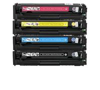 Cartucho de tóner Compatible con HP 320A/128A (CE320A-CE323A) - Compatible con LaserJet CM1415/CP1525 Series(Cyan)