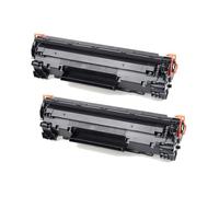 Cartucho de tóner, Compatible con HP, CB436A 36A 436A, con Chip | P1505 P1505n M1120 M1120n M1522nf M1522n, 1500 páginas(BKx2)