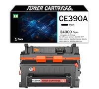 Cartucho de tóner Compatible con HP CE390A, Color Negro, Compatible con Las impresoras multifunción HP LaserJet M4555 MFP M601 M601n M602n M602dn M602x M603 M603n 24.000 páginas.,24000Page-1PCS