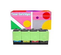 Cartucho de tóner Compatible con Lexmark C2425 MC2425 MC2425adw C2535dw MC2535 MC2535adwe MC2325 MC2325adw C2325 C2325dw MC2640 MC2640adwe(CMYK Set)