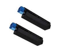 Cartucho de tóner, Compatible con Oki, B401 B401D B401DN MB441 | MB451, serie MB451, 44992401 44992402, negro, 2500 páginas(2PCS)