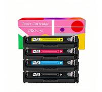 Cartucho de tóner Compatible CRG075M CRG075K CRG075C CRG075Y CRG075 075 para Canon Color ImageCLASS LBP646Cdw LBP647Cdw MF662Cdw MF665Cdw MF667Cdw(CMYK Set,Standard Yield)