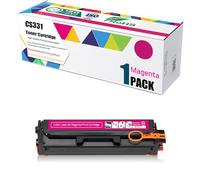 Cartucho De Tóner Compatible CS331 De Capacidad Estándar De 1500 Páginas para Impresoras Lexmark CS331DW CS431DW CX331ADWE CX431ADW (sin Chip),Magenta-1 Pack