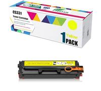 Cartucho De Tóner Compatible CS331 De Capacidad Estándar De 1500 Páginas para Impresoras Lexmark CS331DW CS431DW CX331ADWE CX431ADW (sin Chip),Yellow-1 Pack