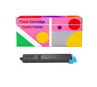 Cartucho de tóner Compatible de 18 000 páginas en Negro y 12 000 páginas en Color para la Serie TK-5205/TK-5206, para impresoras Kyocera TASKalfa 356ci y 358ci(Cyan,High Yield)