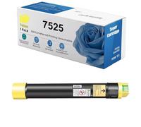 Cartucho De Tóner Compatible De Alto Rendimiento 7525 006R01509 006R01510 006R01511 006R01512 Reemplazo para Impresoras Xerox WorkCentre 7525 7530 7535 7545 7556 7825 7830 7835 7845,Yellow-1 Set