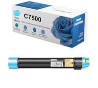 Cartucho De Tóner Compatible De Alto Rendimiento C7500 106R01436 106R01437 106R01438 106R01439 Repuesto para Impresoras Xerox Phaser C7500,Cyan-1 Set