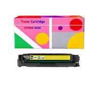Cartucho de tóner Compatible de Repuesto para HP 202A CF500A CF501A CF502A CF503A Color Laserjet Pro MFP M281fdw M281cdw M281fdn M254dw M254dn M254nw M280nw(Yellow,High Yield)