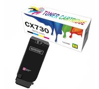 Cartucho de tóner Compatible de Repuesto para Lexmark CX730 71C2HK0/C0/M0/Y0, Alto Rendimiento, Compatible con Las impresoras CS730de CS735de CX730de CX735adse CX737adzse, con Chip,Magenta-1Pack