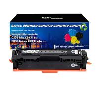 Cartucho de tóner Compatible para Lexmark CS331dw CS431dw CX331adwe CX431adw - 20N2HK0 20N2HC0 20N2HM0 20N2HY0 - Capacidad estándar y Alta + depósito de residuos (20N0W00)