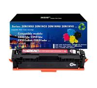 Cartucho de tóner Compatible para Lexmark CS331dw CS431dw CX331adwe CX431adw - 20N2HK0 20N2HC0 20N2HM0 20N2HY0 - Capacidad estándar y Alta + depósito de residuos (20N0W00)