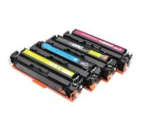 Cartucho de tóner Compatible para Modelos Color Pro M252dw M252dn M252n MFP M277n CF400A CF401A CF402A CF403A 201A 201X(CF400A-4color)