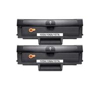 Cartucho de tóner Compatible para W1105A W1106A W1107A 105A 106A 107A para impresoras láser 107A 107W MFP 135W MFP 135A MFP 137FNW NO Chip(2 Pcs)