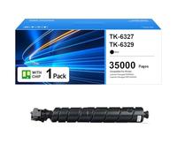 Cartucho De Tóner Compatible TK-6327 TK-6329 Negro De Alta Capacidad 35000 Páginas Compatible con Impresoras Kyocera TASKalfa 4002i 5002i 6002i 4003i 5003i 6003i,Black-35000 Pages