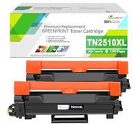 Cartucho de tóner compatible TN-2510XL TN2510XL Alta capacidad 3000 página 2 negros para Brother HL-L2400DW L2445DW L2447DW DCP-L2620DW L2627DWXL L2660DW L2665DW MFC-L2800DW L2827DWXL L2835DW L2860DWE