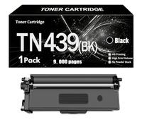 Cartucho de Tóner Compatible TN-439BK TN-439C TN-439M TN-439Y para Brother | Para HL-L8360CDW HL-L8360CDWT HL-L9310CDW MFC-L8895CDW MFC-L8900CDW MFC-L9570CDW - Con Chip,Black