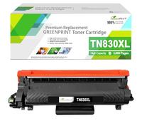 Cartucho de tóner compatible TN-830XL TN830XL (TN-830 TN830) de alto rendimiento, 3000 páginas, color negro, para Brother DCP-L2640DW L2647DW HL-L2400D L2405W L2420DW L2465DW L2480DW MFC-L2760DW