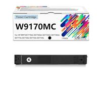 Cartucho de tóner Compatible W9170MC para impresoras multifunción HP E87770dn, E87760dn, E87750dn, E87740dn, E87770z, E87760z, E87750z y E87740z,BK-with Chip
