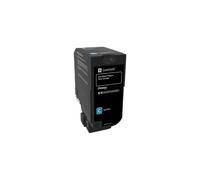 74C2HCE LEXMARK CS725DE CARTUCHO DE TÓNER CIAN