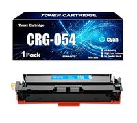 Cartucho de tóner CRG-054 para Canon MF642Cdw MF643Cdw LBP622Cdw LBP623Cdw MF641Cw MF644Cdw MF645Cx LBP621Cw MF640C, con chip integrado, 1200 páginas, cian, 1 paquete