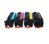 Cartucho de tóner CRG-055H en Cuatro Colores Compatible con I-SENSYS LBP663Cdw LBP664Cx MF742Cdw Rendimiento de página 7600-5900(CRG055H with Chip)