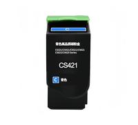 Cartucho de tóner CS321, Compatible con Lexmark CS321, CS421, CS521, CS621, CS622, CX421, CX521, CX522, CX621, CX622 y CX625 impresoras a Color(Cyan-5k)