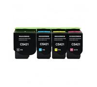 Cartucho de tóner CS321, Compatible con Lexmark CS321, CS421, CS521, CS621, CS622, CX421, CX521, CX522, CX621, CX622 y CX625 impresoras a Color(4Color 2k 1.4k)