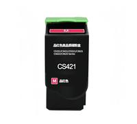 Cartucho de tóner CS321, Compatible con Lexmark CS321, CS421, CS521, CS621, CS622, CX421, CX521, CX522, CX621, CX622 y CX625 impresoras a Color(Magenta-1.4k)