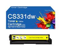Cartucho de tóner CS331dw con Chip de Repuesto para impresoras Lexmark CS331dw, CS431dw, CX331adwe y CX431adw. Fácil de Instalar y Usar.,CS331dw-Yellow