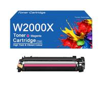 Cartucho de tóner de 4 Colores 658X de Alto Rendimiento, Repuesto para Impresora HP Color LaserJet Enterprise M751dn, fácil de Instalar y Usar.,658X-Magenta