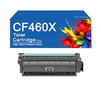 Cartucho de tóner de 4 Colores CF460X para impresoras HP Color Laserjet Enterprise M652n, M652dn, M653dn, M653x y 653dh (Alto Rendimiento, 27 000 páginas),656X-Y