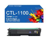 Cartucho de tóner de 4 Colores CTL-1100 de Repuesto para impresoras PANTUM CP1100, CP1100DN, CP1100DW, CM1100DN y CM1100D.,CTL1100 -Cyan