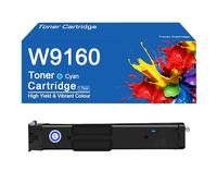 Cartucho de tóner de 4 Colores W9160 de Repuesto para impresoras HP Color LaserJet Managed MFP E87740Z, E87750Z, E87760Z y E87770Z.,W9160-Cyan