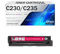 Cartucho de tóner de alta capacidad compatible para Xerox C230 C235 (006R04391 006R04392 006R04393 006R04394), alto rendimiento, compatible con impresoras C230 C235 (sin c(Size:3500Page,Color:Magenta)