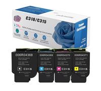 Cartucho De Tóner De Alto Rendimiento 006R04368 006R04369 006R04370 006R04371 De Repuesto C310 C315(con Chip) 5500-8000 Páginas, Compatible con Xerox C310 C310DNI C310DNIM C315 C315DNI,4 Colors-1 Set