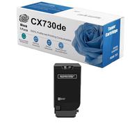 Cartucho De Tóner De Alto Rendimiento 71C20K0 71C20C0 71C20M0 71C20Y0 De Repuesto para CX730de Compatible con Impresoras Lexmark CS730de CS735de CX730de CX735adse CX737adzse,Black-1 Set