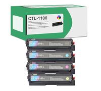 Cartucho De Tóner De Alto Rendimiento Compatible con PANTUM CTL-1100, Compatible con Impresoras CP1100DW CM1100DN CM1100DW CP1100DN CM1100ADN,4 Colors-1 Set