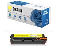 Cartucho De Tóner De Alto Rendimiento CX431 para Lexmark 20N10HK0 20N10HC0 20N10HM0 20N10HY0 Compatible con Impresoras Lexmark CS331DW CS431DW CX331ADWE CX431ADW Rinde 4500 Páginas,Yellow-1 Pack