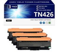 Cartucho de Tóner de Alto Rendimiento TN426 Compatible para Brother HL-L8260CDW HL-L8360CDW DCP-L8410CDW MFC-L8690CDW MFC-L8900CDW Impresoras, 6500 Páginas,Black-3 Pack